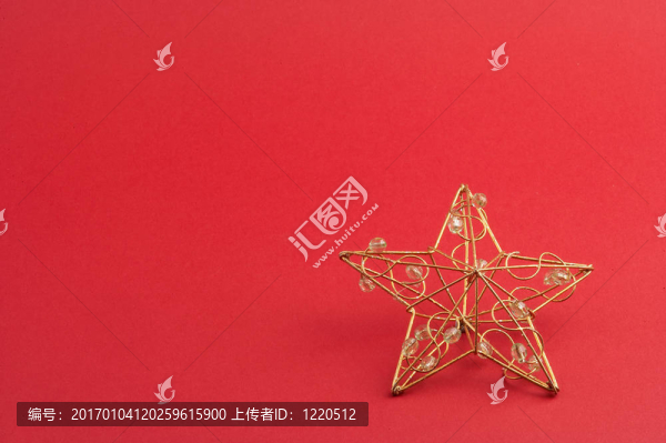 紅色的圣誕星