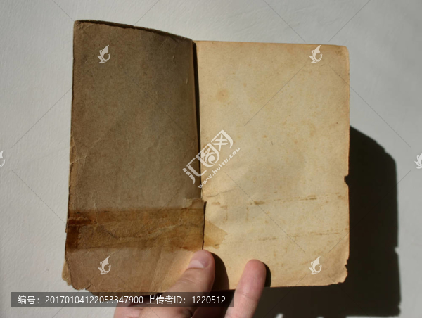 老年人打開的書