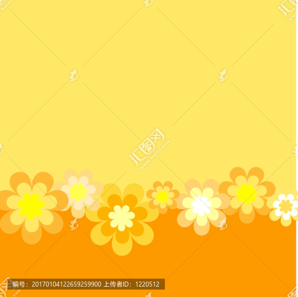 復古的花