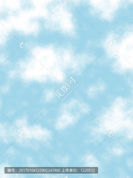 蓬松的云彩