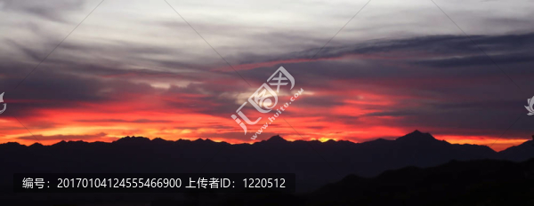 沙漠日落