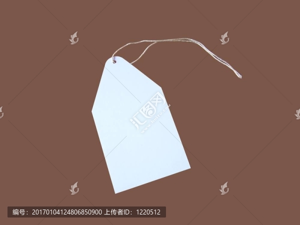 標(biāo)簽上的棕色