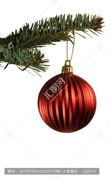 紅色的球xmasornamet