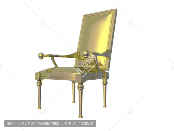 金色的椅子