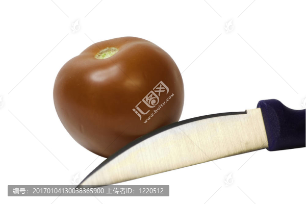 番茄和刀