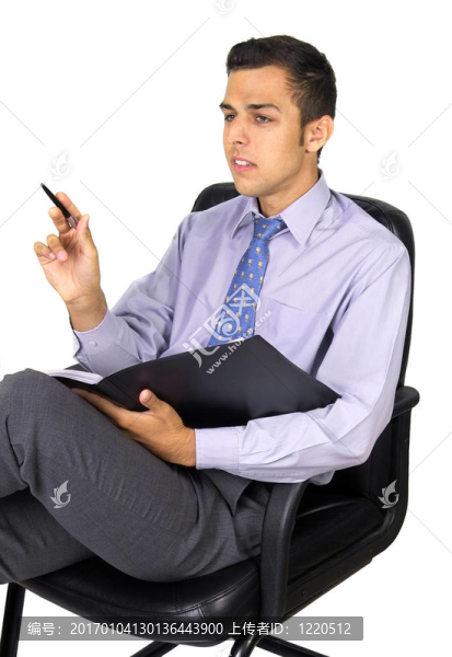 生意人坐