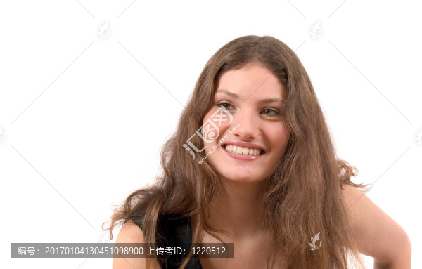 快樂的微笑的少年