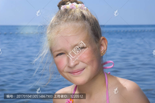 海灘上的女孩