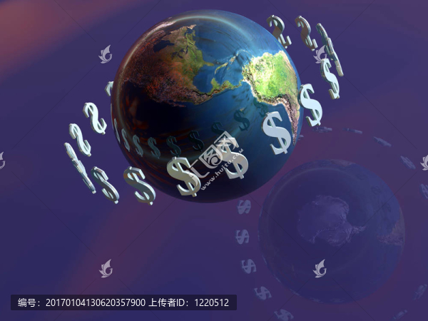 金錢使世界運(yùn)轉(zhuǎn)；美元。