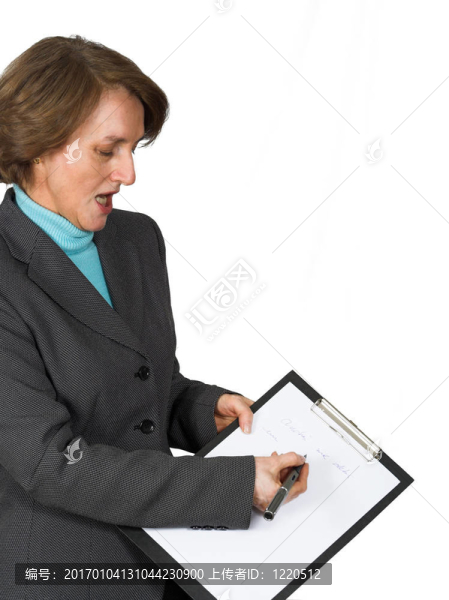 商業(yè)女人展示筆記