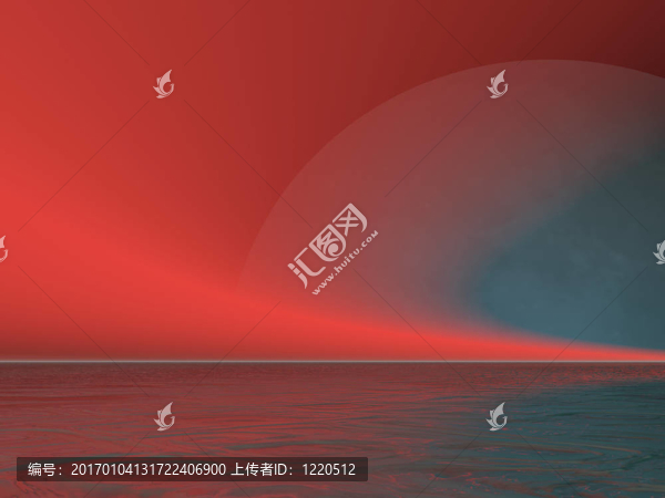 野生的日落