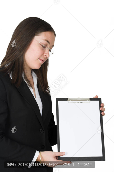 商業(yè)女人展示筆記