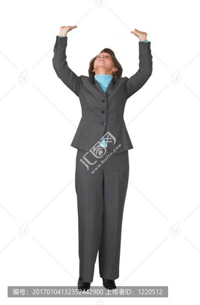 商務(wù)女人推東西了