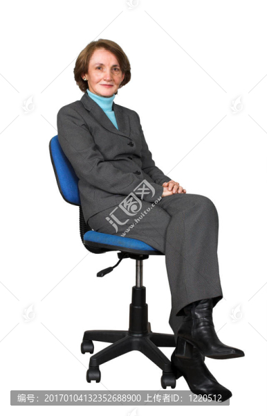 辦公椅上的女人