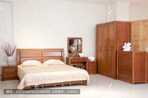 實(shí)木家具,臥室,實(shí)景拍攝
