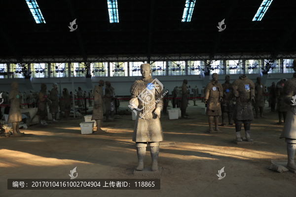 秦始皇,兵馬俑,一號(hào)坑,修復(fù)