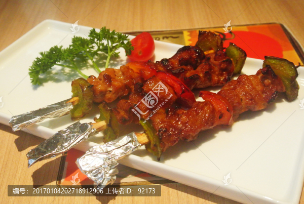 果木香烤豬頸肉