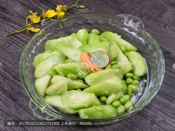 毛豆炒白絲瓜