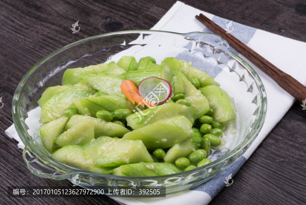 毛豆炒白絲瓜