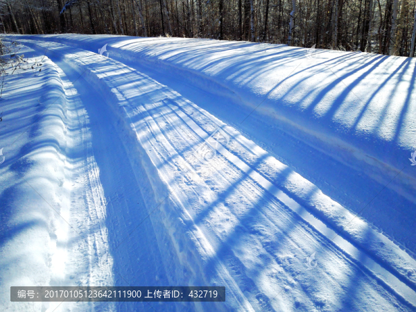 積雪道路車轍