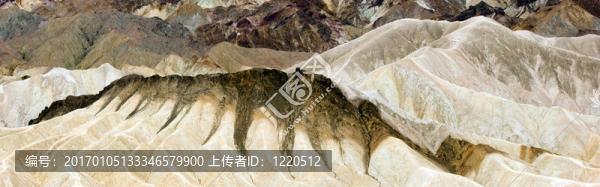 死亡谷的全景