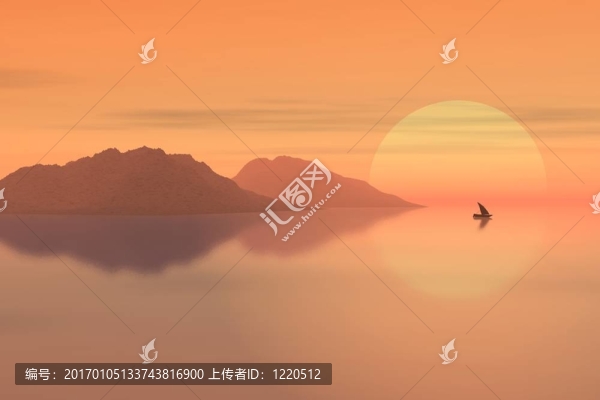 粉紅色的太陽