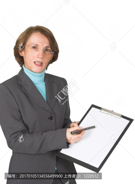 商業(yè)女人展示筆記