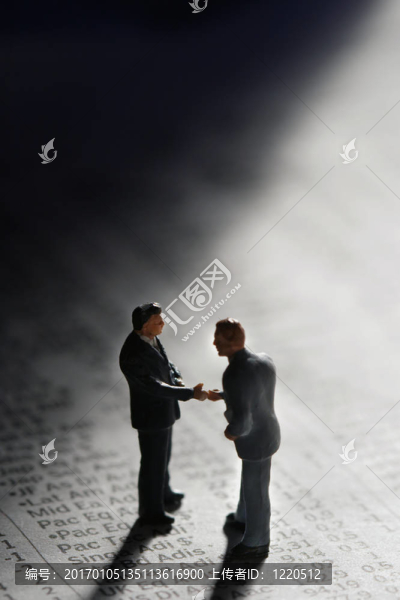 商業(yè)的握手