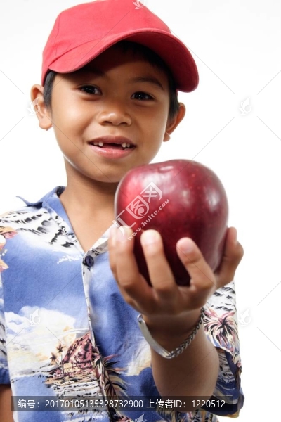 孩子提供蘋果
