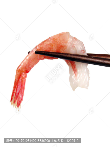 蝦在筷子