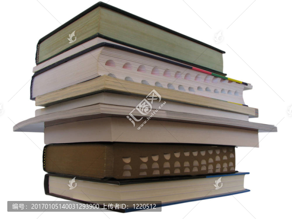 一堆書