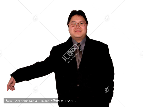 信心商人的手