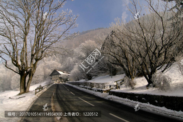冬天的路