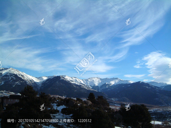 比利牛斯山脈從Font,Romeu