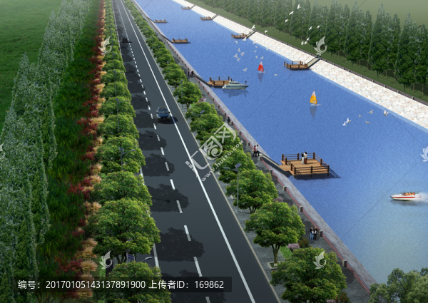 公路效果圖