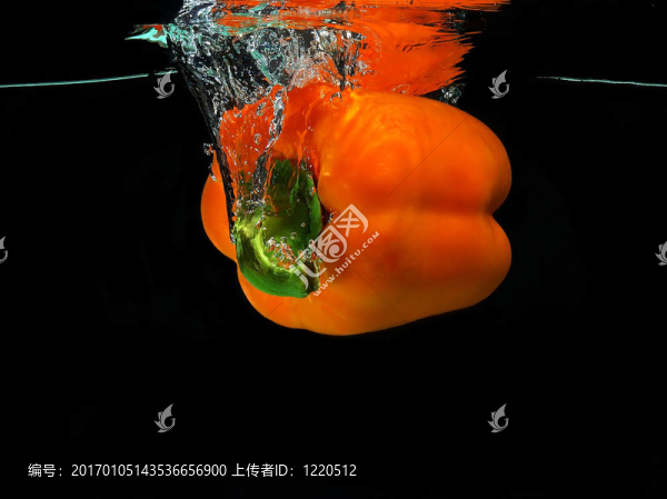 辣椒掉進水