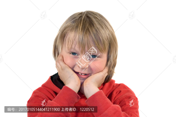 微笑的男孩