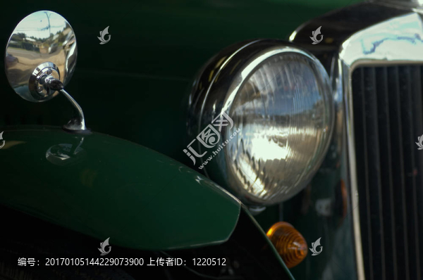 老式汽車的細節(jié)
