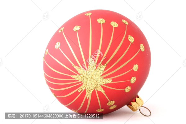 紅色圣誕球—