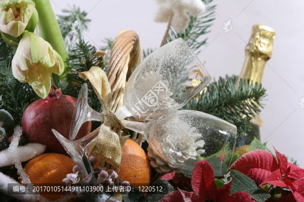鮮花、香檳