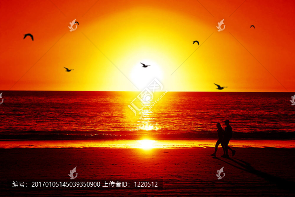 日落美景