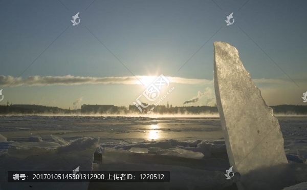 在尼瓦河冬天