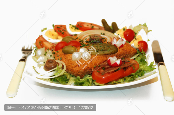 烤食。
