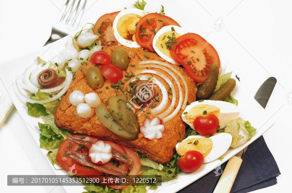 烤食。