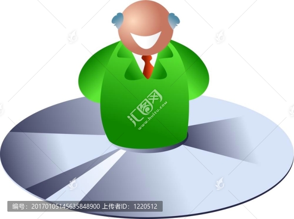 光盤的人