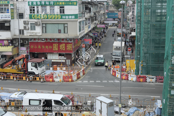 香港上水街頭