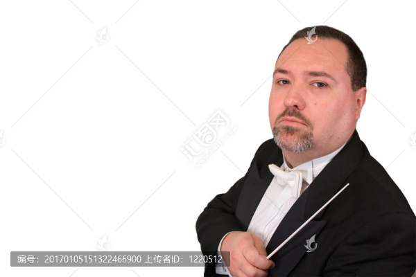 嚴重的管弦樂隊的指揮