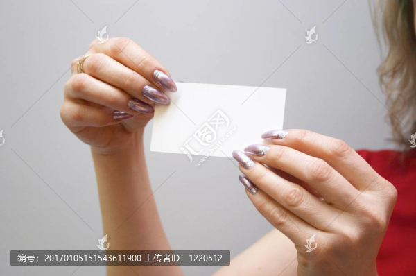 空白名片