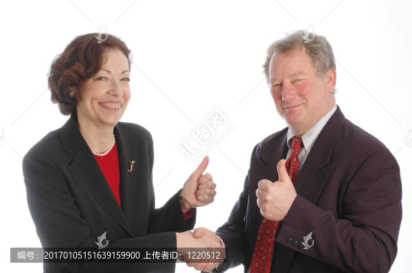 豎起大拇指