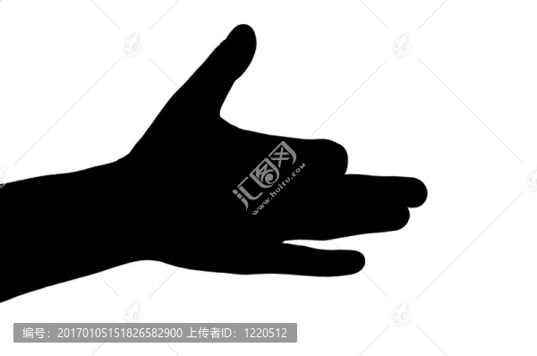 手勢輪廓